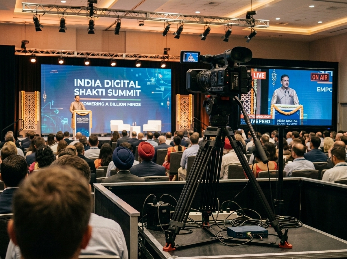 Multi-Camera Conference Live Stream